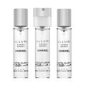 Chanel Allure Homme Sport - Refill toaletná voda pre mužov 3 x 20 ml