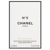 Chanel No.5 - Refill woda toaletowa dla kobiet 3 x 20 ml