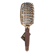 Olivia Garden NanoThermic Flex Boar četka za kosu s čekinjama divlje svinje