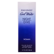 Davidoff Cool Water Night Dive Woman Eau de Toilette nőknek 80 ml