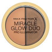 Max Factor Miracle Glow Duo rozjasňovač pro všechny typy pleti 030 Deep 11 g