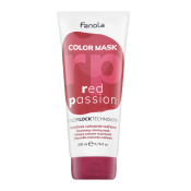 Fanola Color Mask tápláló maszk színes pigmentekkel hajszín élénkítésére Red Passion 200 ml