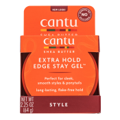 Cantu Shea Butter Firm Hold Edge Stay Gel gel za kosu za stvaranje savršenih pletenica 64 g