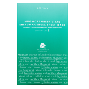 Axis-Y Green Vital mascheraviso in tessuto Energy Complex Sheet Mask 27 ml