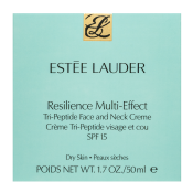Estee Lauder Resilience Multi-Effect vyživující krém Tri-Peptide Face and Neck Creme SPF15 Dry Skin 50 ml