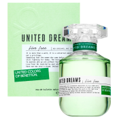 Benetton United Dreams Live Free toaletní voda pro ženy 80 ml