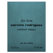 Narciso Rodriguez For Him Vetiver Musc Eau de Toilette bărbați Extra Offer 2 50 ml