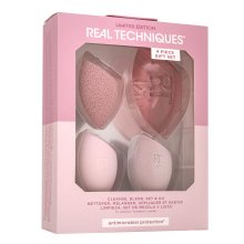Real Techniques Limited Edition Cleanse, Blend, Set & Go smink szivacs