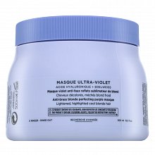 Kérastase Blond Absolu Masque Ultra-Violet maska do włosów siwych i platynowego blondu 500 ml