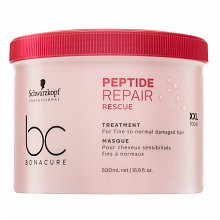 Schwarzkopf Professional BC Bonacure Peptide Repair Rescue Treatment posilující maska pro poškozené vlasy 500 ml