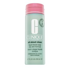 Clinique Liquid Facial Soap Oily Skin Formula folyékony szappan az arcra zsíros bőrre 200 ml