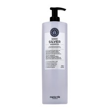 Maria Nila Sheer Silver Shampoo Champú nutritivo Para cabello rubio platino y gris 1000 ml