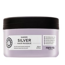 Maria Nila Sheer Silver Hair Masque maska wzmacniająca do włosów siwych i platynowego blondu 250 ml