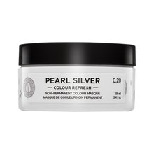 Maria Nila Colour Refresh tápláló maszk színes pigmentek nélkül platinaszőke és ősz hajra Pearl Silver 100 ml