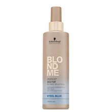 Schwarzkopf Professional BlondMe Instant Blush Steel Blue stylingový sprej pro vytvoření modrého pastelového efektu 250 ml