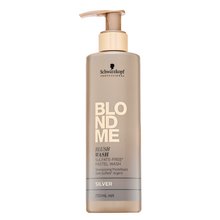 Schwarzkopf Professional BlondMe Blush Wash Silver barevný šampon pro platinově blond a šedivé vlasy 250 ml