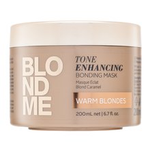 Schwarzkopf Professional BlondMe Tone Enhancing Bonding Mask Warm Blondes vyživující maska pro oživení teplých blond odstínů vlasů 200 ml