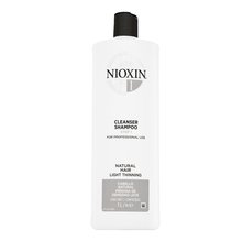Nioxin System 1 Cleanser Shampoo shampoo detergente per capelli sottili 1000 ml