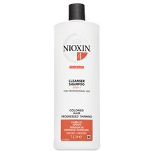 Nioxin System 4 Cleanser Shampoo Champú nutritivo Para el cabello fino y teñido 1000 ml