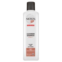Nioxin System 3 Cleanser Shampoo tisztító sampon vékony szálú festett hajra 300 ml