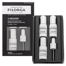 Filorga C-Recover Radiance Boosting Concentrate изсветляващ серум с витамин C срещу стареене на кожата за възстановяване на кожата 3x10 ml
