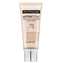 Maybelline Affinitone 03 Light Sand Beige maquillaje líquido con efecto hidratante 30 ml