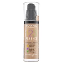 Bourjois 123 Perfect Foundation 55 Dark Beige folyékony make-up az arcbőr hiányosságai ellen 30 ml
