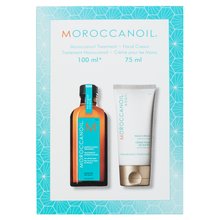 Moroccanoil Treatment & Hand Cream Duo олио За всякакъв тип коса 100 ml + 75 ml