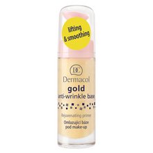 Dermacol Gold Anti-Wrinkle Make-Up Base Egységesítő sminkalap ráncok ellen 20 ml