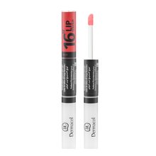Dermacol 16H Lip Colour N. 04 дълготране двуфазен цвят и гланц за устни 7,1 ml