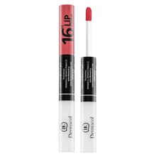 Dermacol 16H Lip Colour N. 06 zweiphasige, langanhaltende Farbe und Gloss für die Lippen 7,1 ml