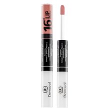 Dermacol 16H Lip Colour N. 14 zweiphasige, langanhaltende Farbe und Gloss für die Lippen 7,1 ml