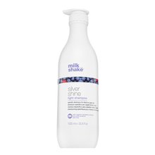 Milk_Shake Silver Shine Light Shampoo beschermingsshampoo voor platinablond en grijs haar 1000 ml