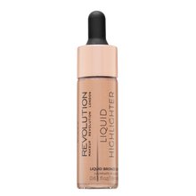 Makeup Revolution Liquid Highlighter Bronze Gold rozjasňovač 18 ml