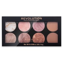 Makeup Revolution Ultra Blush Palette Golden Sugar multifunkčná paleta 13 g