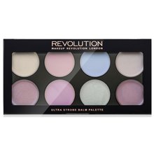 Makeup Revolution Ultra Strobe Balm Palette Cream Highlighter rozjasňovač 12 g