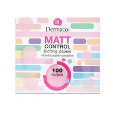 Dermacol Matt Control Blotting Papers papieriky na zmatnenie 100 pcs