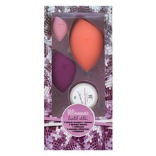 Real Techniques Miracle Beauty Blender Sponge Set with Makeup Brush Cleaner houbička na make-up