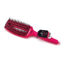 Olivia Garden Fingerbrush Combo Medium szczotka do włosów Hot Pink