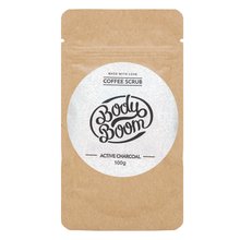 BodyBoom Coffee Scrub Active Charcoal bőrradír minden bőrtípusra 100 g