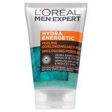 L´Oréal Paris Men Expert Hydra Energetic Unclogging Pores Scrub Peelinggel für Männer 100 ml