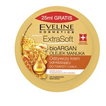 Eveline Extra Soft BioARGAN Manuka Oil Face and Body Cream cremă cu efect de lifting și întărire cu efect de hidratare 175 ml