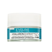 Eveline Hyaluron Clinic Day And Night Cream 50+ omladzujúci pleťový krém proti vráskam 50 ml