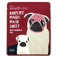 Holika Holika Baby Pet Magic Mask Sheet Anti-wrinkle - Pug plátienková maska proti vráskam