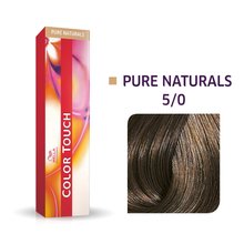Wella Professionals Color Touch Pure Naturals profesionální demi-permanentní barva na vlasy s multi-dimenzionálním efektem 5/0 60 ml