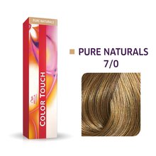 Wella Professionals Color Touch Pure Naturals profesjonalna demi- permanentna farba do włosów z wielowymiarowym efektem 7/0 60 ml