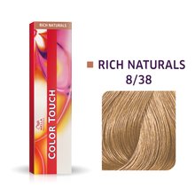 Wella Professionals Color Touch Rich Naturals culoare profesională demi-permanentă a părului cu efect multi-dimensional 8/38 60 ml