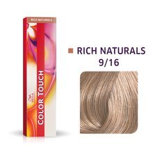Wella Professionals Color Touch Rich Naturals profesjonalna demi- permanentna farba do włosów z wielowymiarowym efektem 9/16 60 ml