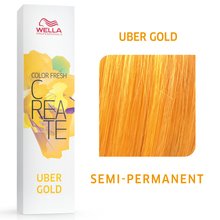 Wella Professionals Color Fresh Create Semi-Permanent Color profesionálna semi-permanentná farba na vlasy Uber Gold 60 ml