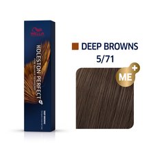 Wella Professionals Koleston Perfect Me+ Deep Browns profesjonalna permanentna farba do włosów 5/71 60 ml
